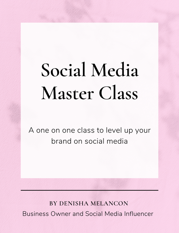 Social Media Master Class